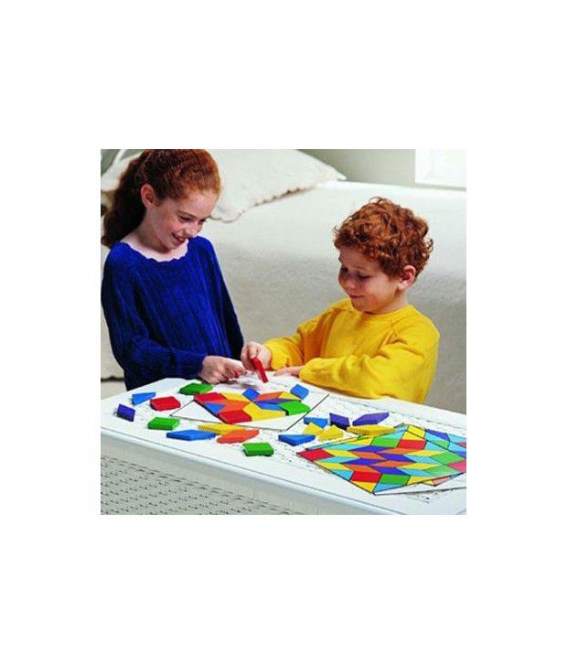 Learning Resources Blocks Parquetry And 20 Pattern Cards Buy Online At