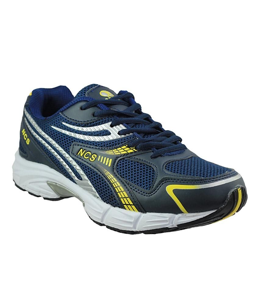 NCS Blue & Yellow Sports Shoes For Men - Buy NCS Blue & Yellow Sports ...