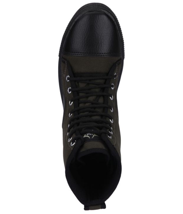 Unistar Black High Ankle Length Boots - Buy Unistar Black High Ankle ...