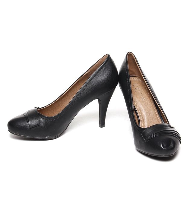 black block heels 2 inch