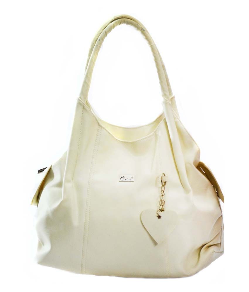 h&m white shoulder bag