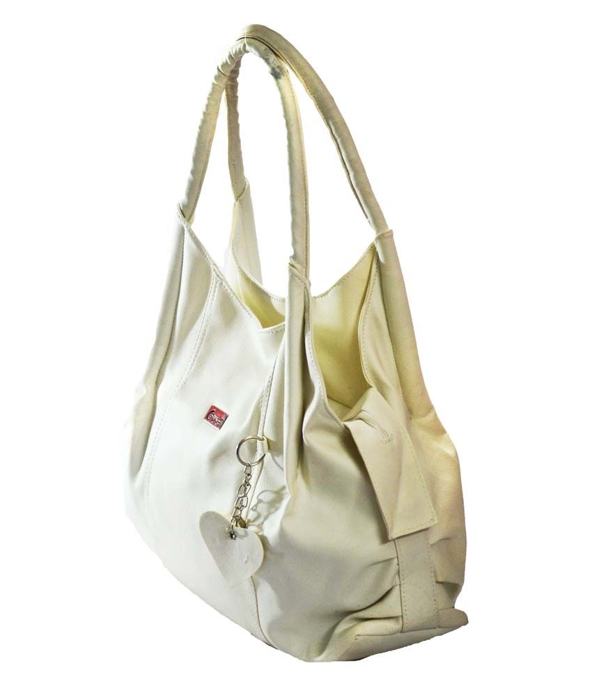 h&m white shoulder bag