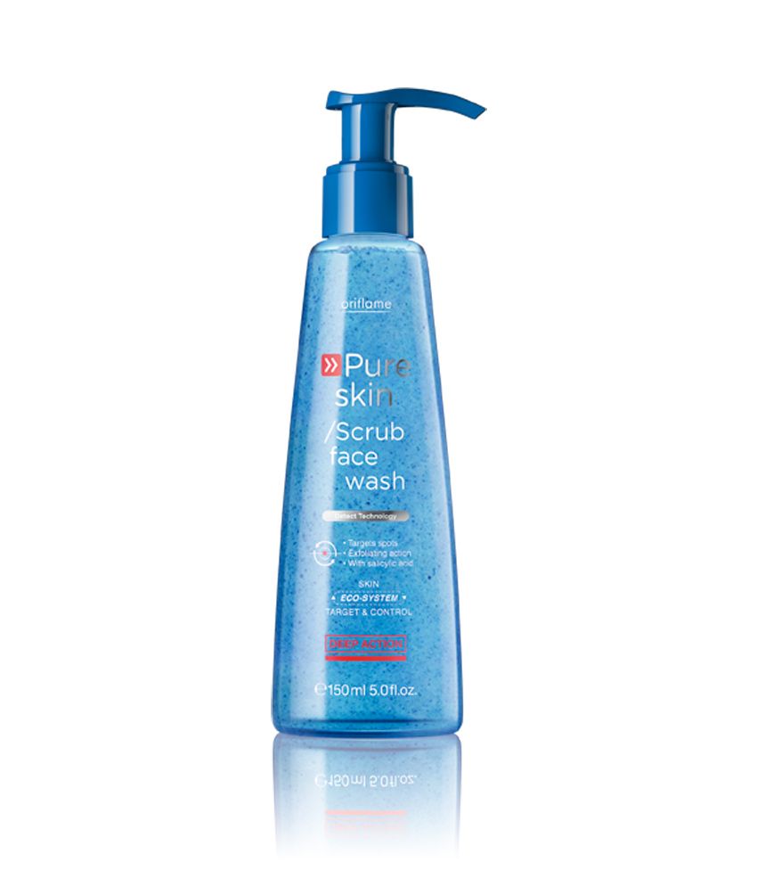 Oriflame Pure Skin Scrub Face Wash 150ML Buy Oriflame Pure Skin Scrub Face Wash 150ML at Best