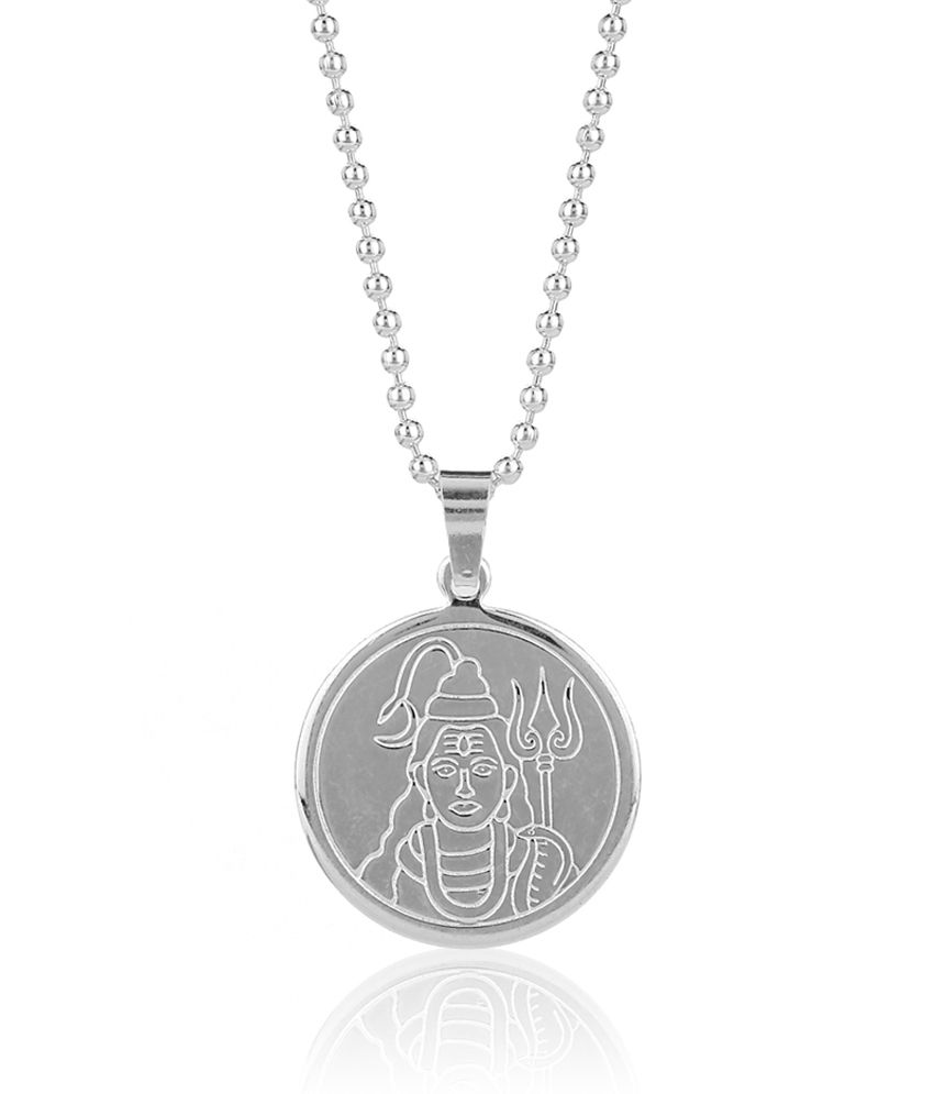 Lord shiva silver chain Clearance