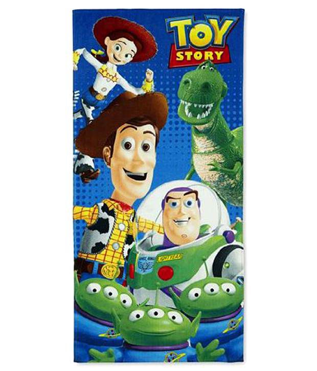 Disney Toy Story Cotton Beach Towel Buzz Woody & Pals: Buy Disney Toy ...
