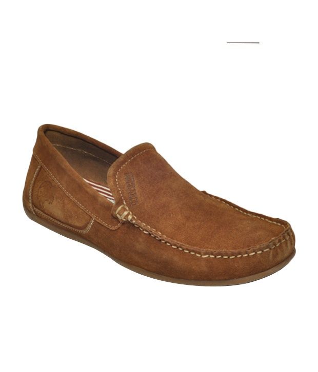buckaroo tan loafers