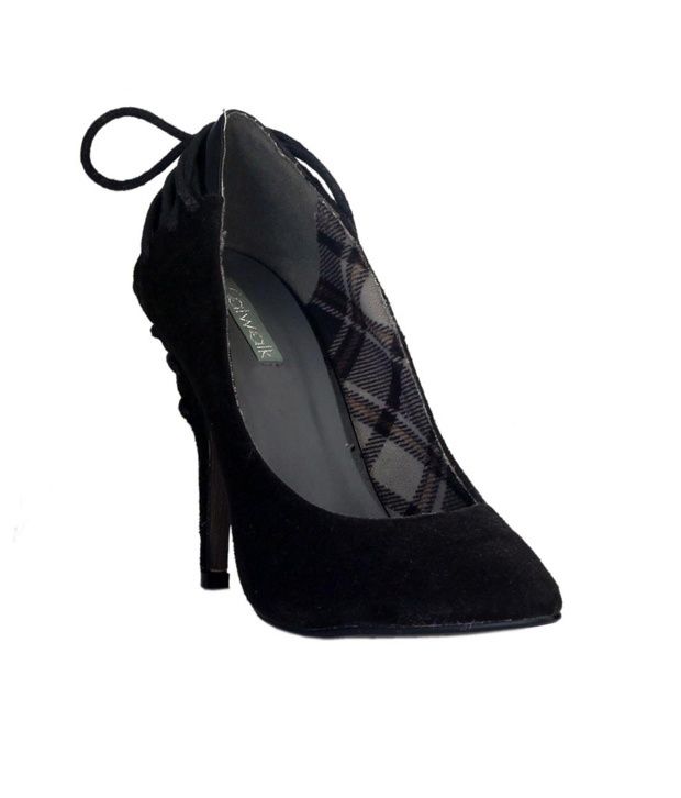 pencil heels black colour