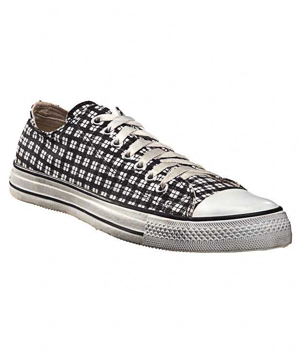 Converse Black & White Checkered Unisex Sneakers - Buy Converse Black ...