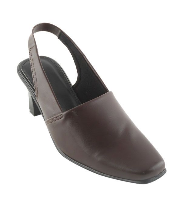 dark brown heel sandals