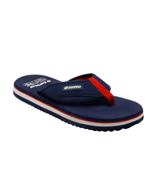 D.w.z landbouw lekkage Lotto Koro G Navy Blue Slippers Price in India- Buy Lotto Koro G Navy Blue  Slippers Online at Snapdeal