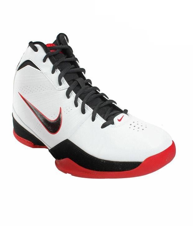 white black basketball shoes