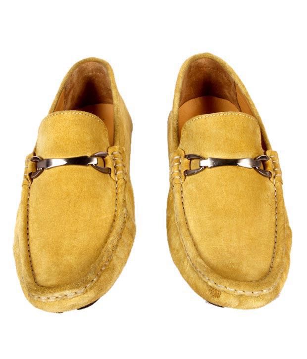 yellow loafers men's style