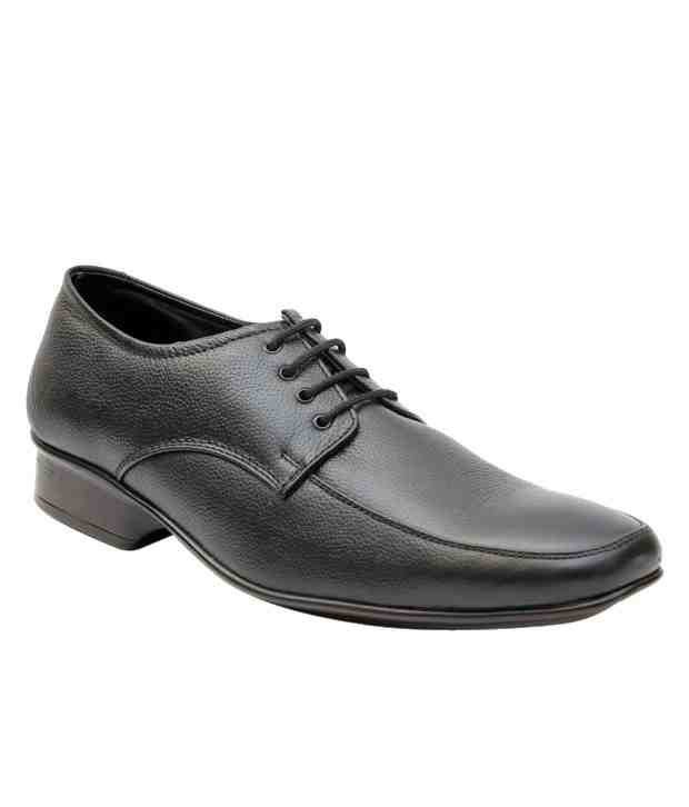 Urban Woods Officious Black Derby Shoes Price in India- Buy Urban Woods ...