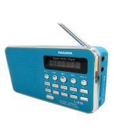 Pagaria Digital Usb Fm Radio  Player (Blue)