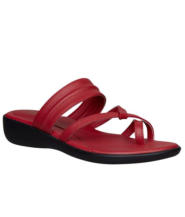 Bata Comfit Smart Red Heel Sandals Price in India- Buy Bata Comfit ...