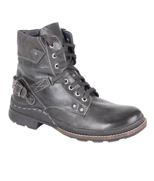 Buckaroo Grey High Ankle Length Boots 