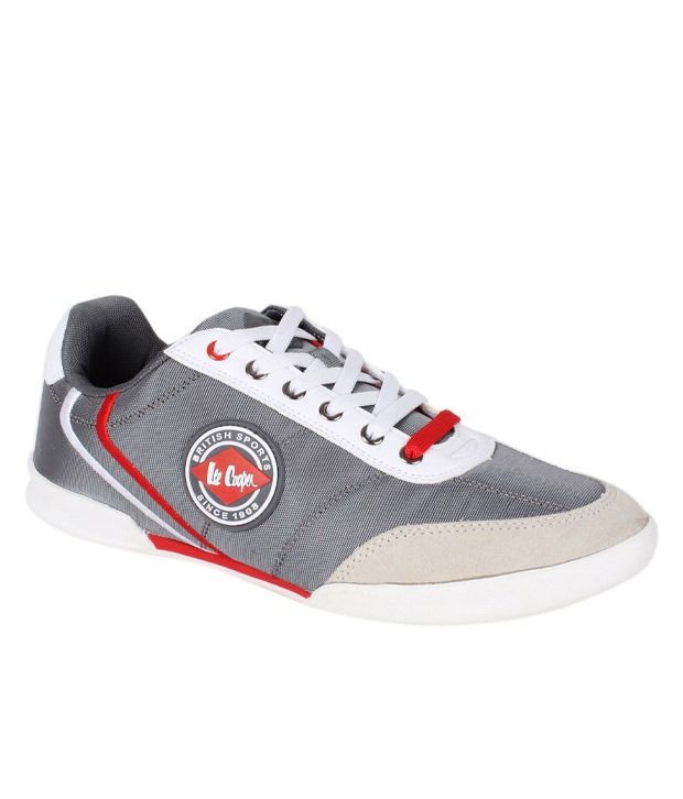 lee cooper grey sneakers