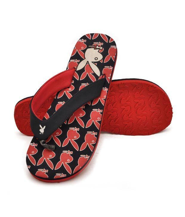 playboy platform flip flops