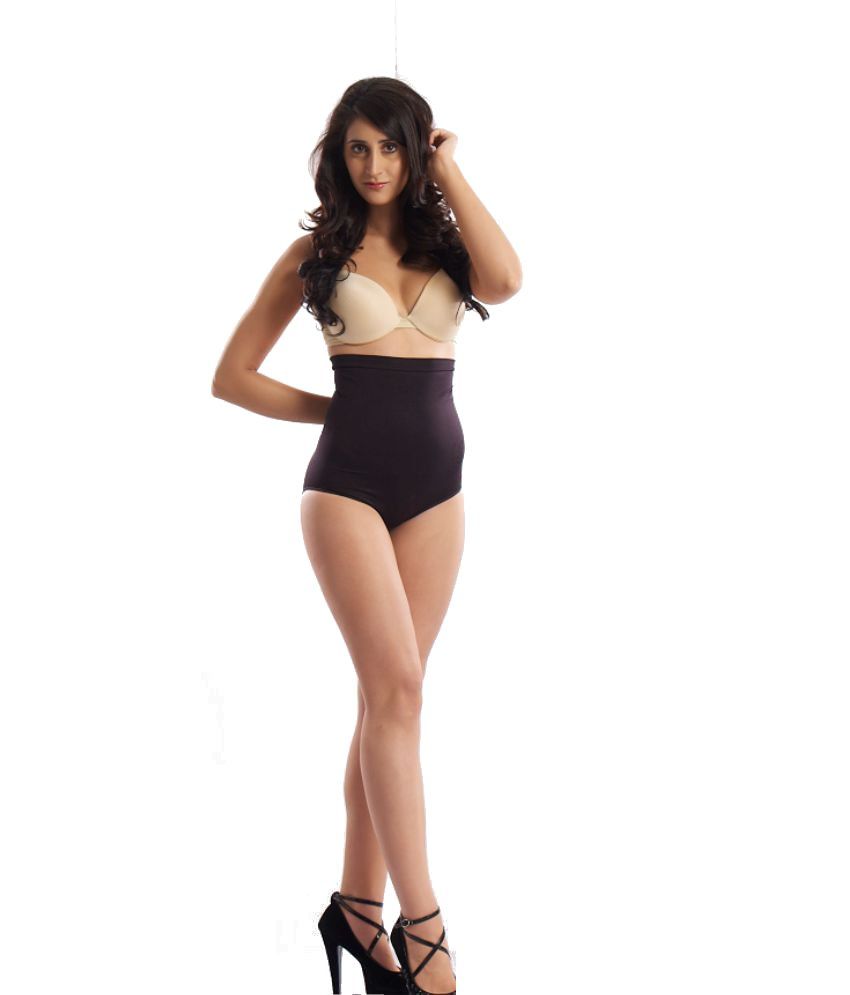     			Swee Orchid Black Color High Waist Shapewear