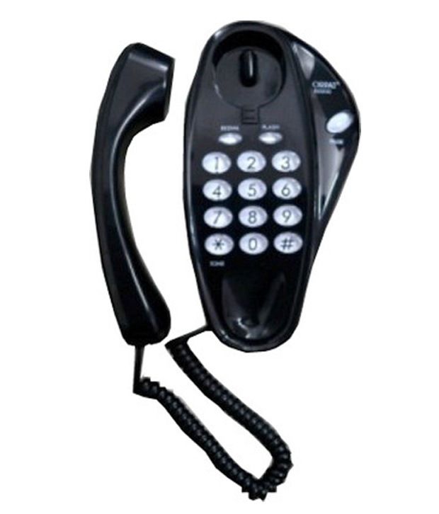 Buy Orpat 1500 EE Corded Landline phone (Black) Online at Best Price in