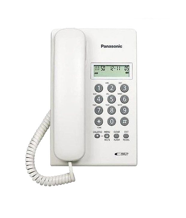 Panasonic Kx-tsc60sxw Corded Landline Phone ( White )