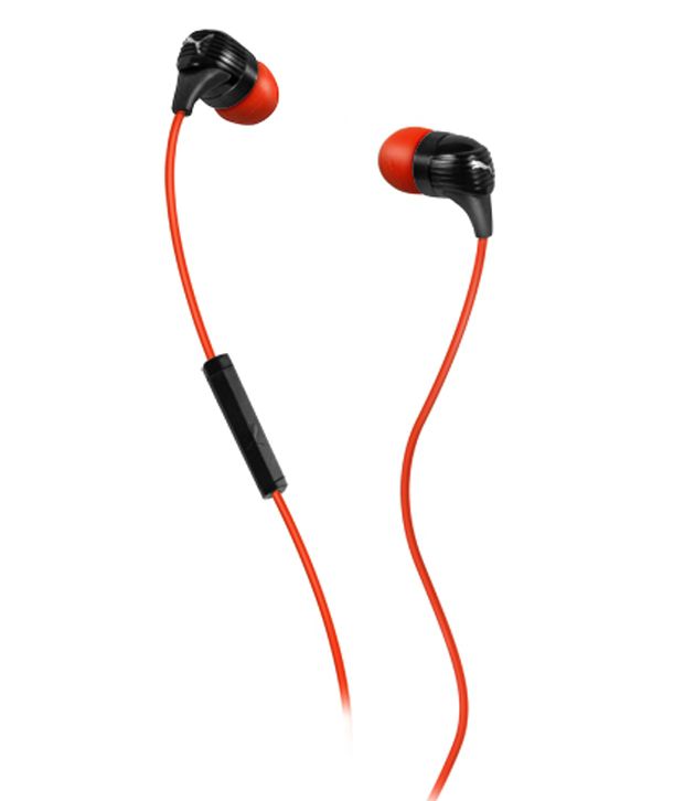 red puma headphones