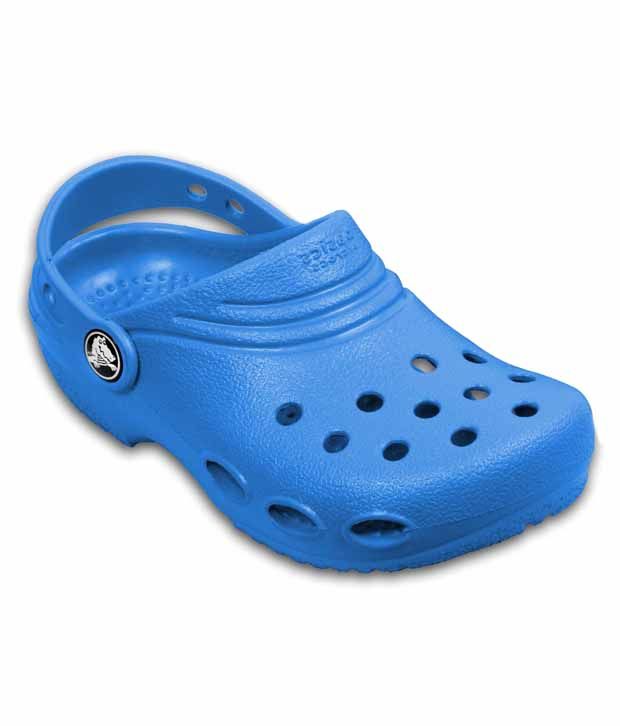 Crocs Smart Sea Blue Unisex Clog Shoes For Kids Price in India- Buy ...