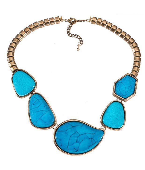 Jazz Stone Studded Funky Necklace Buy Jazz Stone Studded Funky