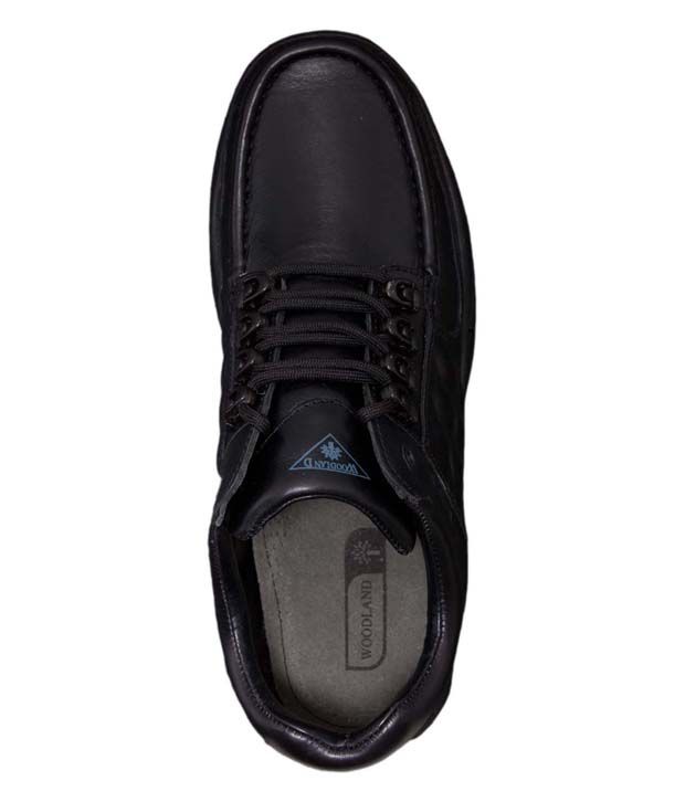 woodland black casual sneakers