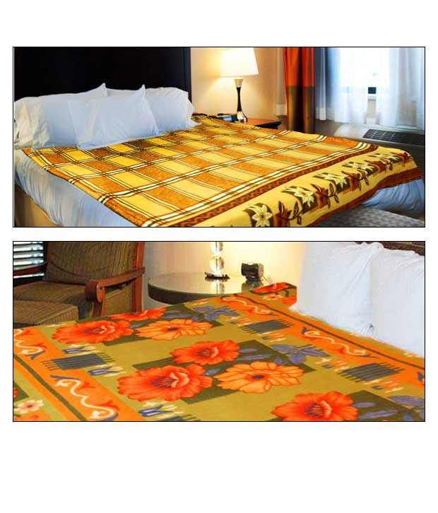 Christy's Multicolour Summer AC Blanket (Buy 1 get 1 free) Buy