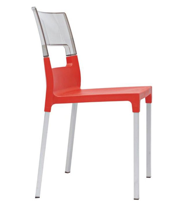 Supreme Diva Chair (Set Of 6) - Red With Light Black - Buy 