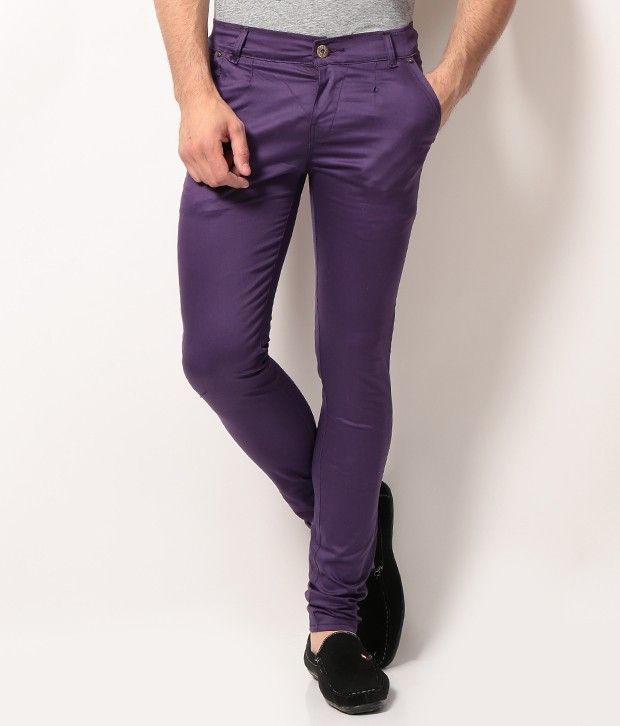 lavender chinos