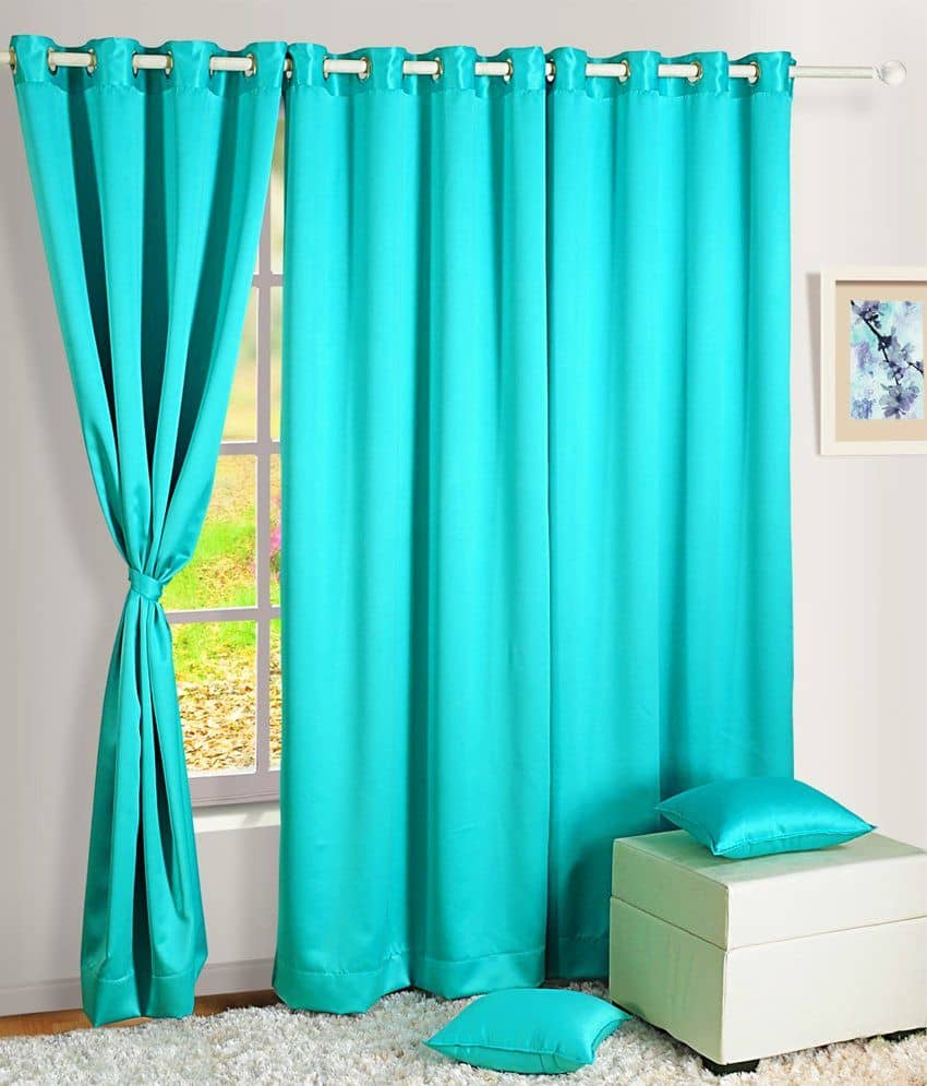 Swayam Single Long Door Blackout Eyelet Curtain - Buy Swayam Single