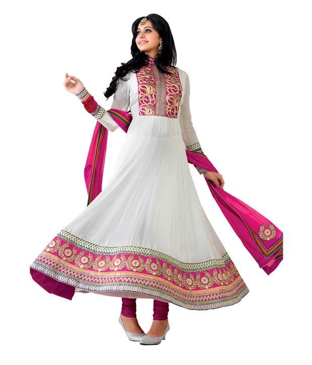 white colour salwar suit