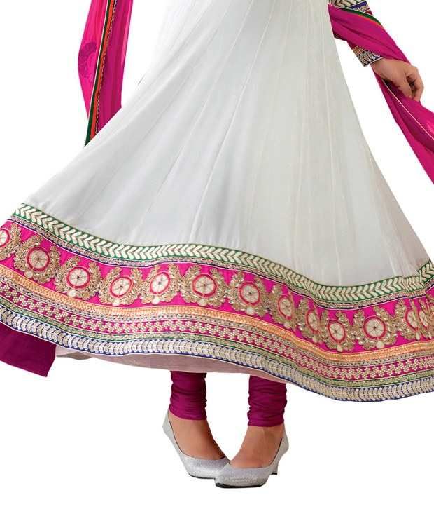 white colour salwar suit