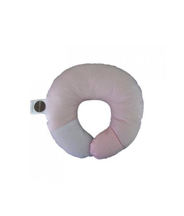 Babymoon Pillow For Flat Head Syndrome Neck Support Pink Dot