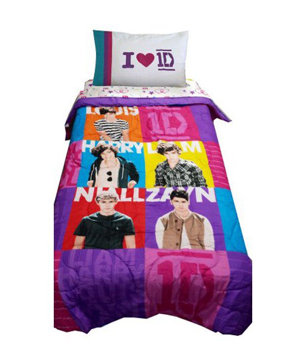 One Direction Twin Comforter 1d Patchwork Bedding Buy One