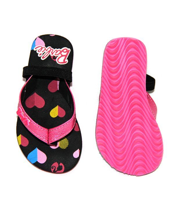 barbie slippers pink