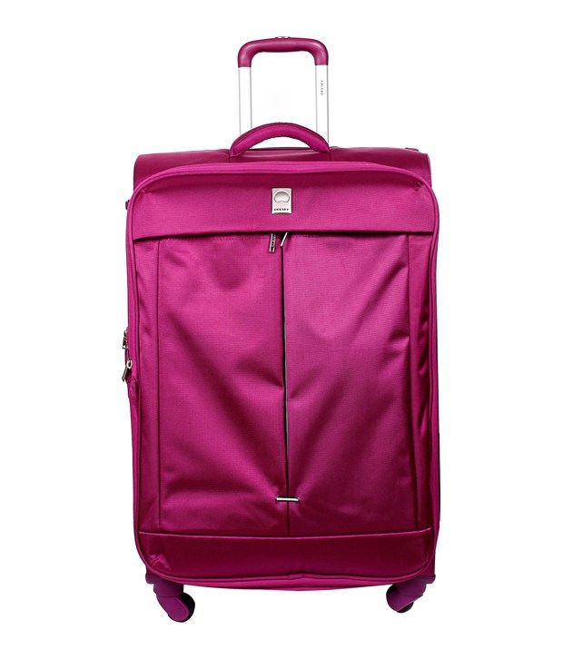 Delsey Pink Flight 4 Wheel Trolley 55 Cm - Buy Delsey Pink Flight 4 ...