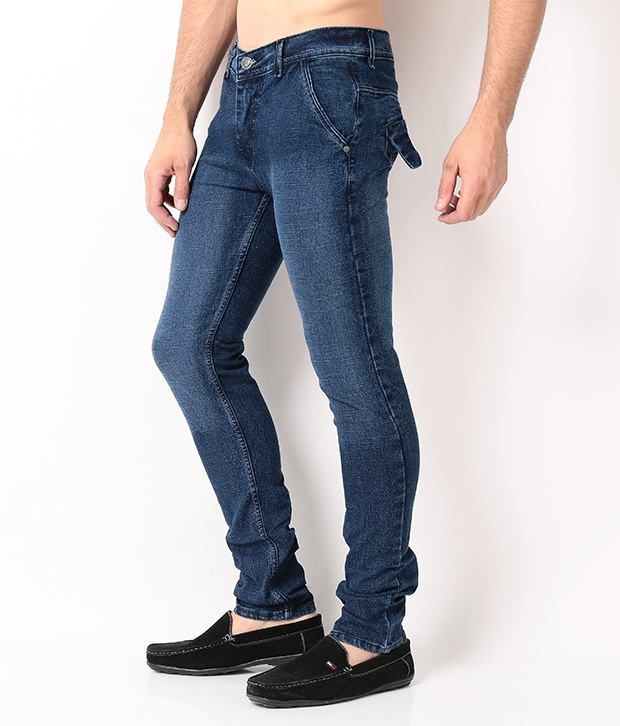 Nation Mania Blue Cotton Jeans - Buy Nation Mania Blue Cotton Jeans ...