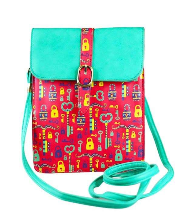 Chumbak CHMBKCSB003 Red Sling Bags Buy Chumbak CHMBKCSB003 Red