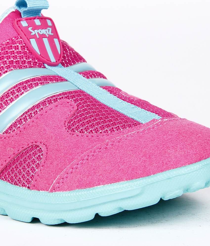 pink and blue designer shoes