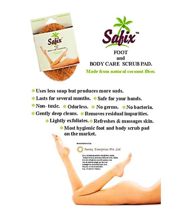 Safix Foot & Body Scrub Pad ( Set of 12 Pieces ) Buy Safix Foot & Body