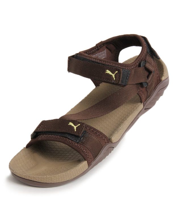 puma brown sandals