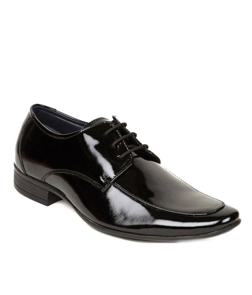 Bliss Black Shiny Mens Formal Shoes Price in India- Buy Bliss Black ...