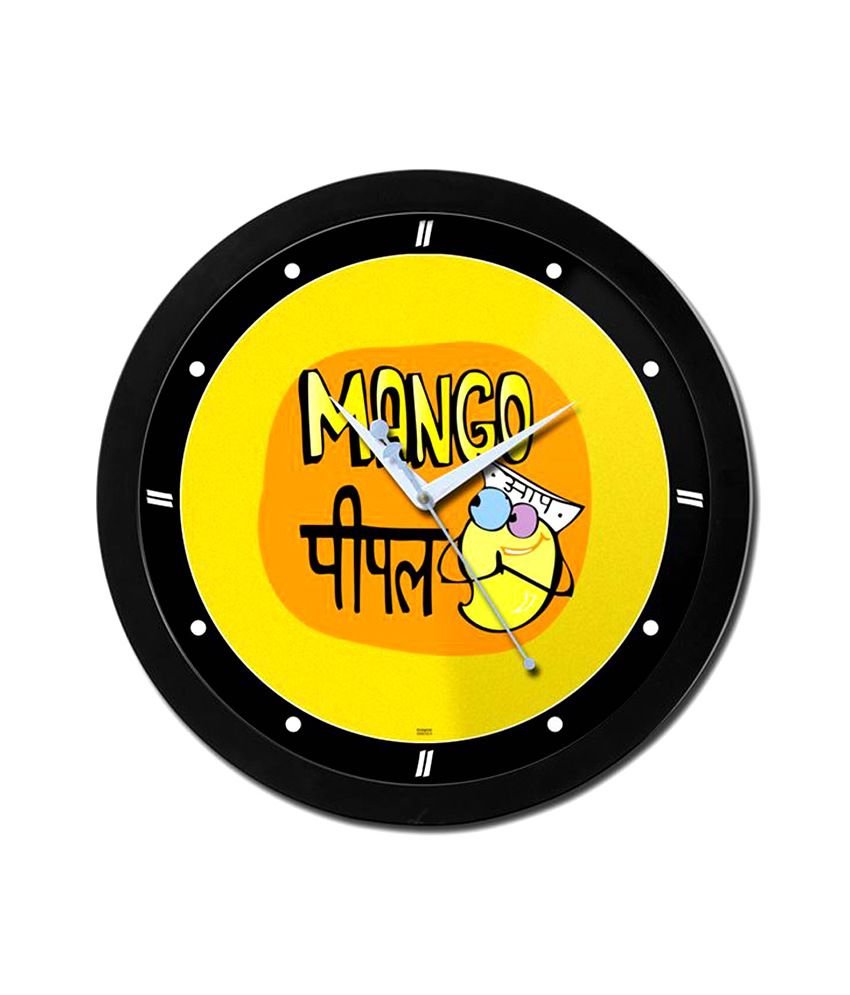 Bluegape Mango People India Funny Quote Aam Aadmi Party Glass Wall Clock:  Buy Bluegape Mango People India Funny Quote Aam Aadmi Party Glass Wall  Clock at Best Price in India on Snapdeal