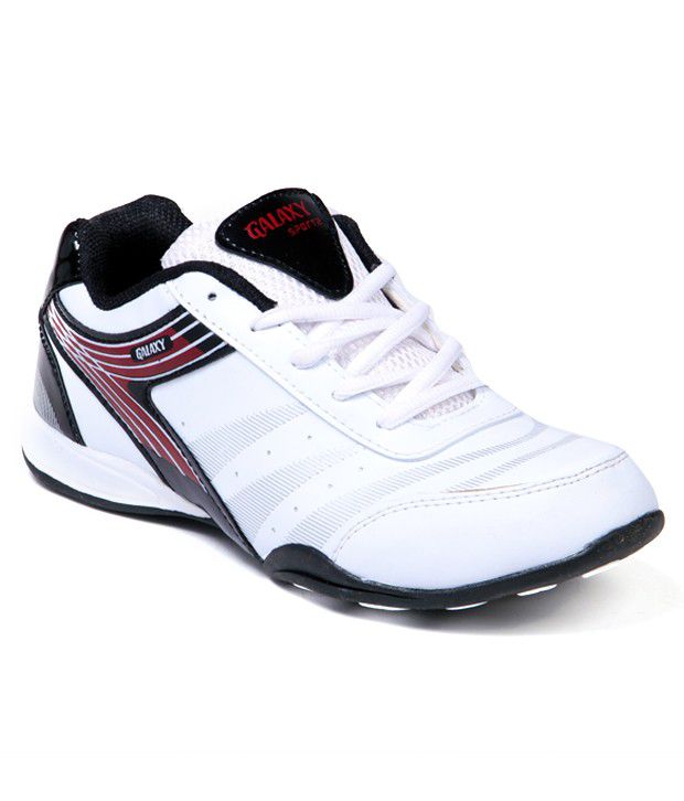 Galaxy Stylish White Mens Sports Shoes - Buy Galaxy Stylish White Mens ...