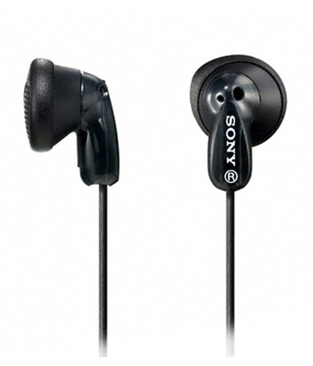 Sony MDR-E9A In Ear Earphones (Black) Without Mic