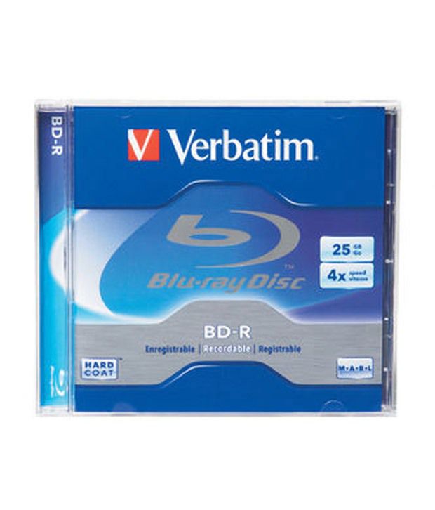 Verbatim Blu-Ray ReWritable Disc 25Gb 5Pk 2X