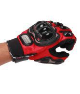 Pro Biker -  Gloves Full - Red - Size (XL)